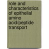 Role and characteristics of epithelial amino acid/peptide transport door Alexander Nickel