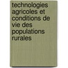 Technologies agricoles et conditions de vie des populations rurales by Souléïmane Adeyemi Adekambi