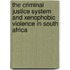 The Criminal Justice System and Xenophobic Violence in South Africa