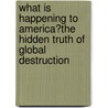 What is Happening to America?The Hidden Truth of Global Destruction by Simona Pipko