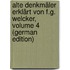 Alte Denkmäler Erklärt Von F.G. Welcker, Volume 4 (German Edition)