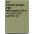 Der Bauern-Spiegel, Oder, Lebensgeschichte Des Jeremias Gotthelf (1)