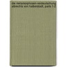 Die Metamorphosen-Verdeutschung Albrechts Von Halberstadt, Parts 1-2 door Otto Runge