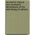Economic Versus Non-Economic Dimensions of the Well-Being of Nations