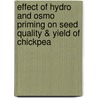 Effect of Hydro and Osmo Priming on Seed Quality & Yield of Chickpea door Abebe Sori