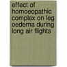 Effect of homoeopathic complex on leg oedema during long air flights door Ivana Blazevic