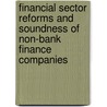Financial Sector Reforms and Soundness of Non-Bank Finance Companies door Azam Ali