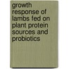 Growth Response of Lambs Fed on Plant Protein Sources and Probiotics door Dr. Muhammad Farooq Khalid