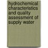 Hydrochemical Characteristics And Quality Assessment Of Supply Water