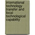 International Technology Transfer And Local Technological Capability