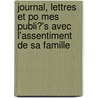 Journal, Lettres Et Po Mes Publi?'s Avec L'Assentiment de Sa Famille door Maurice De Guerin