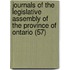 Journals of the Legislative Assembly of the Province of Ontario (57)