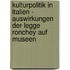 Kulturpolitik in Italien - Auswirkungen Der Legge Ronchey Auf Museen