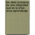 Los Siete Procesos de Una Integridad Que Es La Ense Anza-Aprendizaje