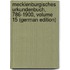 Mecklenburgisches Urkundenbuch, 786-1900, Volume 15 (German Edition)