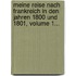 Meine Reise Nach Frankreich In Den Jahren 1800 Und 1801, Volume 1...