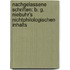 Nachgelassene Schriften: B. G. Niebuhr's Nichtphilologischen Inhalts