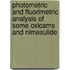 Photometric and fluorimetric analysis of some oxicams and nimesulide