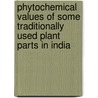 Phytochemical values of some traditionally used plant parts in India door Debajit Borah