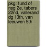 Pkg: Fund of Nsg 2e, Tabers 22nd, Vallerand Dg 13th, Van Leeuwen 5th door Wilkinson