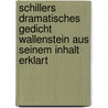 Schillers Dramatisches Gedicht Wallenstein Aus Seinem Inhalt Erklart door J.G. Rönnefahrt