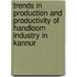 Trends in Production and Productivity of Handloom Industry in Kannur