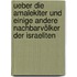 Ueber die Amalekiter und einige andere Nachbarvölker der Israeliten