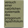 Versuch einer natürlichen Systematik des Polygonum lapathifolium L. door Schuster Julius