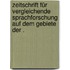 Zeitschrift für vergleichende Sprachforschung auf dem Gebiete der .