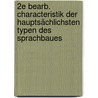 2e Bearb. Characteristik der hauptsächlichsten Typen des Sprachbaues door Steinthal Hajim