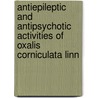 Antiepileptic and antipsychotic activities of Oxalis corniculata Linn door Gaurav Gupta