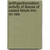 Antihypothyroidism Activity of Leaves of Cassia Fistula Linn. on Rats door Hemant Nagar