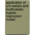 Application of uni-variate and multivariate logistic regression model