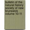 Bulletin of the Natural History Society of New Brunswick Volume 10-11 door Natural History Society of Brunswick