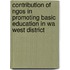 Contribution Of Ngos In Promoting Basic Education In Wa West District