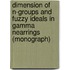 Dimension Of N-groups And Fuzzy Ideals In Gamma Nearrings (monograph)
