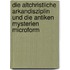 Die altchristliche Arkandisziplin und die antiken Mysterien microform