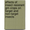 Effects Of Insect Resistant Gm Crops On Target And Non-target Insects door Natalie Ferry