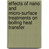 Effects of Nano and Micro-surface Treatments on Boiling Heat Transfer door Hai Trieu Phan