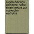 Eugen Dührings Wertlehre; nebst einem Exkurs zur Marxschen Wertlehre