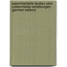 Experimentelle Studien Uber Ruckenmarks-Verletzungen (German Edition) door Luxenburger August