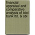 Financial Appraisal And Comparative Analysis Of Icici Bank Ltd. & Sbi