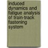 Induced Dynamics and Fatigue analysis of Train-Track Fastening System