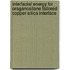 Interfacial Energy for Oraganosilane tailored Copper-Silica Interface