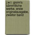 J.W.l. Gleim's sämmtliche Werke, Erste Originalausgabe, Zweiter Band