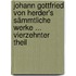 Johann Gottfried Von Herder's Sämmtliche Werke ... Vierzehnter Theil