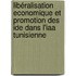 Libéralisation Economique Et Promotion Des Ide Dans L'iaa Tunisienne