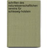 Schriften des Naturwissenschaftlichen Vereins für Schleswig-Holstein door Verein FüR. Schleswig-Holstein Naturwissenschaftlicher