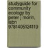 Studyguide For Community Ecology By Peter J Morin, Isbn 9781405124119
