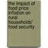The Impact Of Food Price Inflation On Rural Households' Food Security